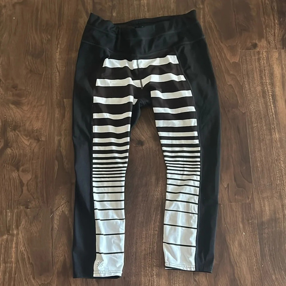 Black and White Athleta Leggings - Picture 1 of 4